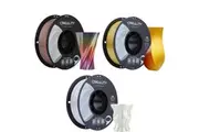 Creality Bundle Shining Pack Golden, White, Rainbow, 3 rolls Filaments