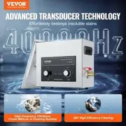 6L Ultrasonic Cleaner with Heater Timer & Basket Digital Sonic Machine