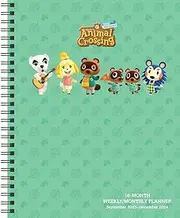 Animal Crossing 16-Month 2023-2024 Weekly/Monthly Planner Calendar