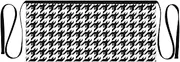 [Joitme] Houndstooth Black White Chic Apron with Pockets for Women, Short Apron with Pockets, Server Apron with Pockets, Houndstooth Black White Chic (4)