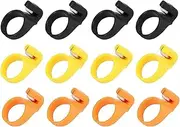 Thread Cutter Ring, Quilting Sewing Thread Cutter Ring, 12 Pieces Finger Cutting Tool, Thimble Sewing Accessories for Yarn, Thread, Random Colors