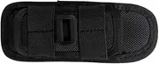 Totority Outdoor Rotatable Flashlight Pouch Durable Nylon Torch Protector with Clip for Camping and Outdoor Activities