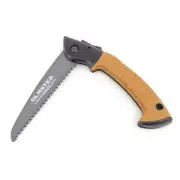 Hand Saw with 7 Inch Folding Blade and Push Button Lock - Portable Saw for Ca...