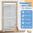 Pet Safety Gate Dog Cat Safe Guard Extra Tall Fence Enclosure Barrier 190 to 250