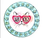 Best Of Golf America Crystal Rim Ball Marker - Meow