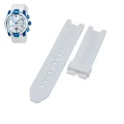 UF6 Collection TM-615008 24mm White Rubber Watch Strap For TechnoMarine