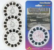 Civil War The War Between the States View-Master TEST Reels and Copy Covers