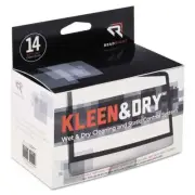 Read Right� Two Step ScreenKleen Wet and Dry Cleaning Wipes, 5 x 5, 14/Box