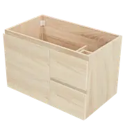 CIBO 750mm Coast Veneer Tonic Wall Hung Bathroom Vanity - Cabinet Only