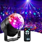 Mini Dj Disco Ball Party Stage Lights Led 7Colors Effect Projector Equipment for