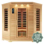 Taavi 4 Person Corner Infrared Home Sauna