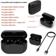 Charging Case&Cable For Jabra Elite 4/3/5/8/10 /75T/ 85T/7 pro/ 4 Active Headset