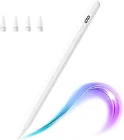 Stylus Pen for iPad with Palm Rejection, iPad Pencil Compatible with (2018-2022) Apple iPad 10th/9th/8th/7th/6th Gen, iPad Air 5th/4th/3rd Gen, iPad Pro 5th/4th/3rd/2nd/1st, iPad Mini 6th/5th Gen