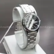 Casio Women LTP-V006D-1BDF Watch Metal Band Silver Black Original New