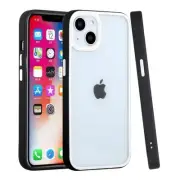 GSA Hybrid Bumper Case for Apple iPhone 13 (6.1") - Clear/Black/White