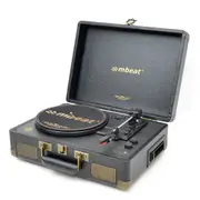 mbeat MB-TR166BLK Uptown Retro Turntable & Cassette Player w/Bluetooth Speaker
