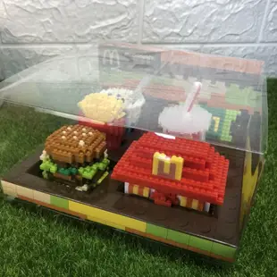 【CJ Toyz】2015年香港HK 麥當勞McDonald's x nanoblock珍藏食物鑽石積木組