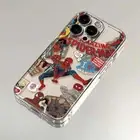 Marvel Spider Man Phone Case for Iphone 16 15 14 13 12 11 Pro Max 7 8 plus XR XS