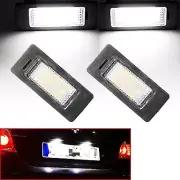 2X No Error LED License Plate Light Bulb Lamp for BMW E60 E90 E92 F30 F10 X5 X6