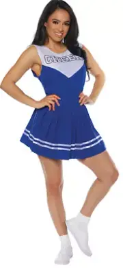Cheer Adult Blue Costume - Underwraps