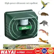 Electronic Ultrasonic Rat Repellent Pest & Animal Motion Sensor Mouses Repeller