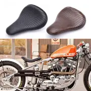 Black Motorcycle Spring Solo Seat For Harley Davidson Heritage Springer Bobber A