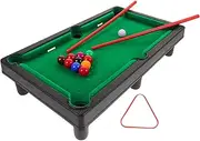 1 Set Mini Pool Table Billiards Toy for Boys and Girls Adults Interactive Desktop Mini Billiards Game Safe Sturdy for Home Office