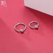 ZS 1 PC Round 316L Stainless Steel Nose Ring Men 16G Septum Clicker 8MM/10MM Pun