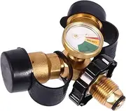 Propane Tank Splitter,2 Way Propane Tank Y Splitter Connector - Hose Connector Fitting Precision Sturdy Adapter for Heater BBQ Grills