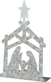 Primitives by Kathy Metal Shelf Sitter, Nativity