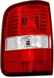 Compatible With Ford F150 2004-2008 Car Tail Light Cover Rear Turn Signal Reverse Warning Light Cover Without Bulb FO2800182 FO2801182(Left)