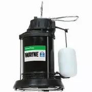 Sump Pump, 1-Phase, 9.5 A, 120 V, 0.33 hp, 1-1/2 in Outlet, 15 ft Max Head, 3750