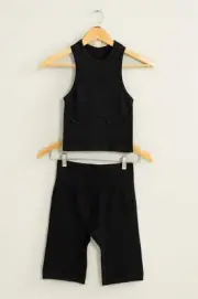 HYFVE Power Move Cropped Tank Top and Biker Shorts Set