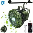 Rechargeable Camping Lantern with Ceiling Fan Portable Outdoor LED Tent Light