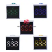 22MM 60-500V Voltmeter Square Panel LED Digital Voltage Meter Indicator Light SS