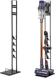 [Trade-Shop] we got the Power Metal Vacuum Cleaner Stand for Dyson V6 V7 V8 V10 V11 V12 V15 DC30 DC31 DC34 DC35 DC58 DC59 DC62 DC74 Battery Vacuum Cleaners, Black, 22 x 29 x 126 cm