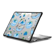MacBook Pro 13-inch (M1 / M2 / Intel) Impact Case Cute Sloth in Blueberry Macaron - Kawaii Animal with Fruit