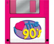 I Love the 90's Large Napkins / Serviettes (Pack of 16)
