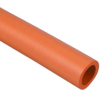 1"ID x 3.28Ft Pipe Insulation Foam Tube Foam Pipe Tubing Cover Orange