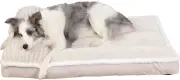 Orthopedic Dog Bed Pillow with Removable Cover & Shredded Memory Foam – Luxuriou