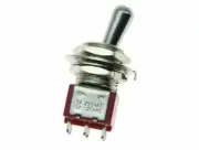 15/32" Guitar/AMP DPDT 2-Way ON/ON Toggle Switch Sealed Fat Bat Toggle Switch