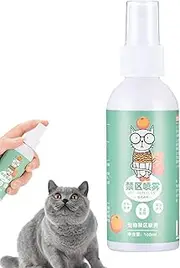 Keep off Cat Spray - Anti Cat Scratch Furniture Protector Spray | Pet Behavior Training Solution to Protect Floors Plants Walls Home Cords Carpets Shoes Indoor Areas
