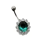 Navel Piercing Button Drop Dangle Ornament Navel Piercing Ring Steel