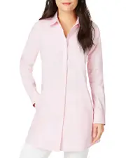 Foxcroft Cici Cotton Non-Iron Tunic Shirt