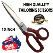10''RED Tailor Dressmaking Sewing Cutting Trimming Scissor Shears Fabric scissor