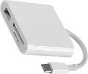 USB Type Adapter Memory Reader for OTG Compatible Card Reader Portable USB Hub for Photo Backup and Video Playback No Extra Power Needed