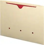 Smead End Tab Dental-Style File Jacket Folder, Document Holder, Reinforced Straight-Cut Tab, Flat-No Expansion, Letter Size, Manila, 50 per Box (76900)