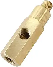 Aeroflow Oil Pressure Gauge Adapter 1/8" BSPP Male/Female 1/8" NPT (AFGA-33)