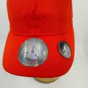 NEW Nike Jumpman Baseball Cap Embroidered Logo Adjustable Orange Youth One Size