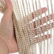 String Curtain Flash Line Shiny Tassel String Door Curtain Window Door HomeDecor